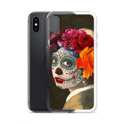 Catrina with a pearl earring Clear Case for iPhone®