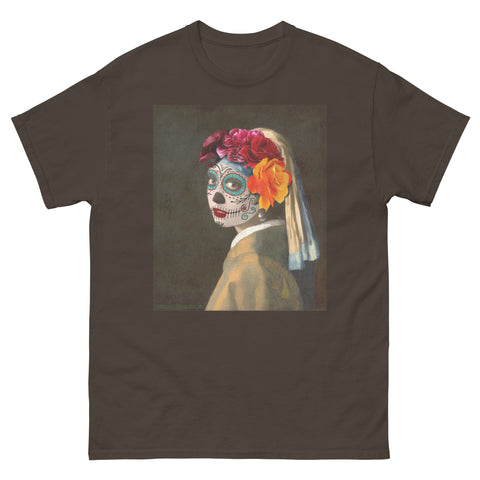 Catrina with a pearl earring unisex classic tee