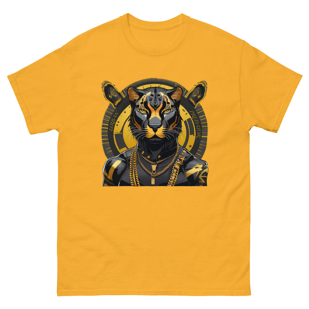 A Punk Panther Is a Real Urban Predator black graphic statement shirt