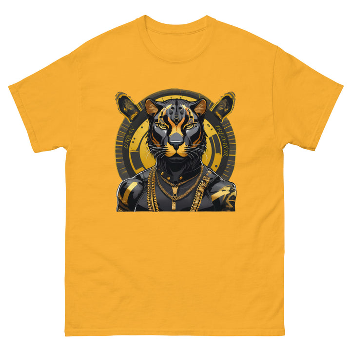 A Punk Panther Is a Real Urban Predator black graphic statement shirt