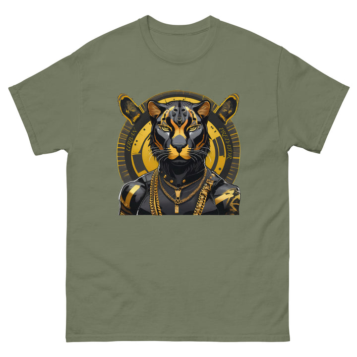 A Punk Panther Is a Real Urban Predator black graphic statement shirt
