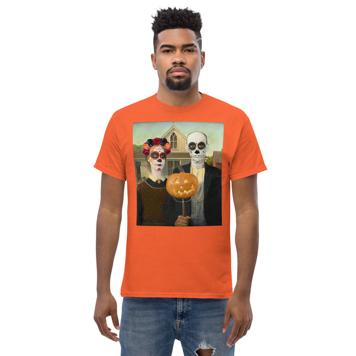 American gothic Day of the dead unisex classic tee