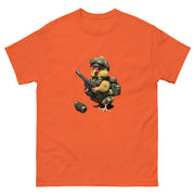 Chicken with a machine gun Unisex classic tee